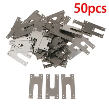 

50x Grounding Gasket Solar Panel Cable Clamp PV Grounding Clip/Washer/Sheet 48x25mm/1.9x1.0'' Brand New Tools
