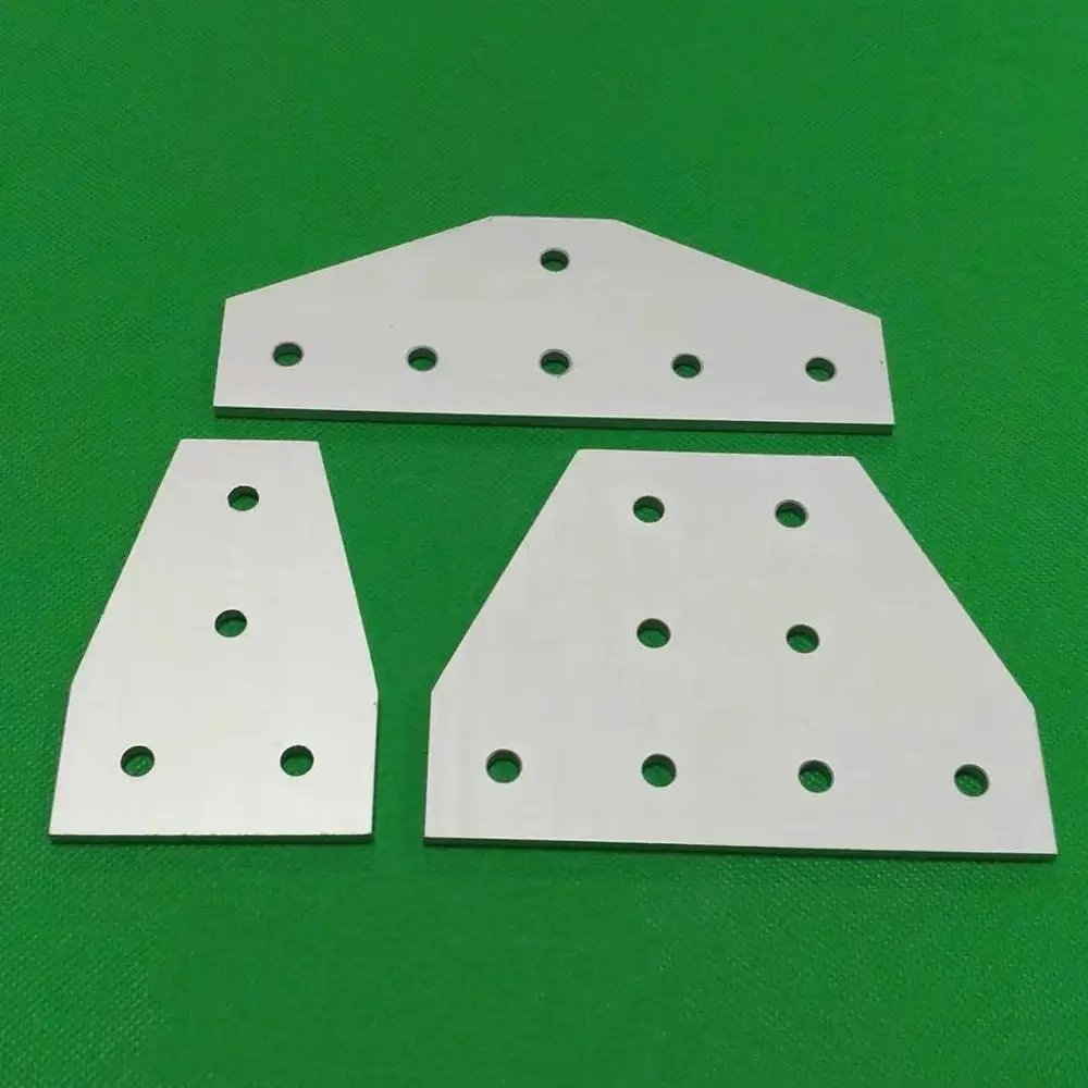 

4 / 6 / 8 Holes T Type 3030 4040 2040 3060 4080 4590 Connection Plate Corner Bracket Joint Board For Aluminium Profiles