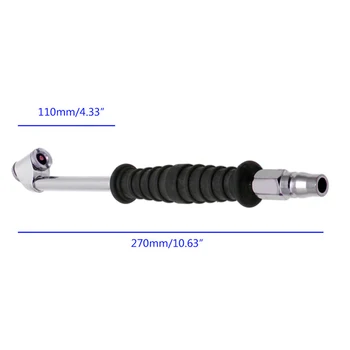 

1pcs Car Auto Tire Air Pump Nozzle Inflatable Dual Head Chuck Valve Tool Parts