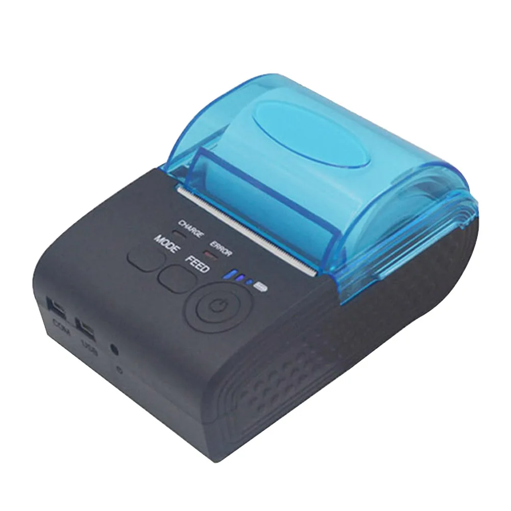 58 мм персональный термопринтер большой бумажный склад билета беспроводной для супермаркета портативный мини USB Bluetooth 4,0 чеков POS