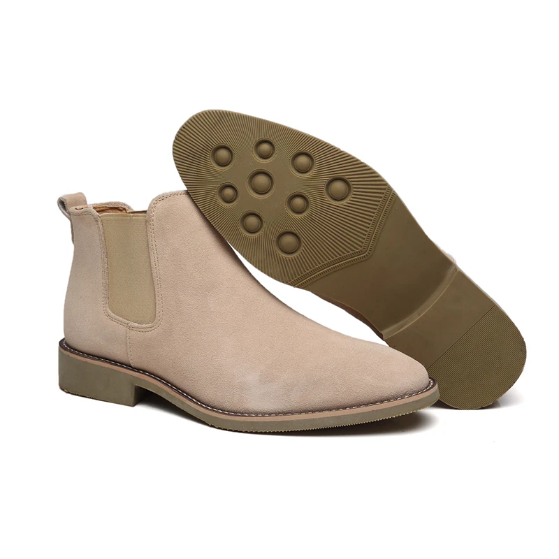 ZFTL NEW men's Chelsea boots Men's boots Cow suede slip-on British style desert Men's casual Ankle