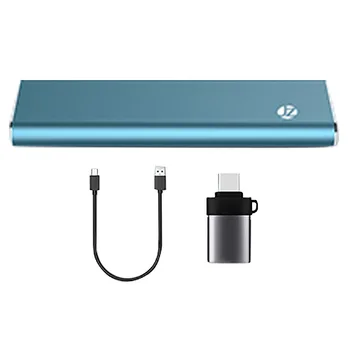 

COOLFISH External Hard Drive M.2 NGFF 512GB SSD Type C 3.1 Gen 1 Solid State Drive/Mobile Hard Drive for Phone/Laptop/Smart TV