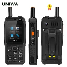 UNIWA F40 Zello Walkie Talkie 4G Handy 4000mAh Wasserdichte Robuste 2.4 ''Touch Screen Quad Core Android 4G Smartphone