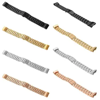 

Wristband Replacement Stainless Steel Strap with Metal Buckle for Fitbit Charge Excellent Craftsmanship Well Durability