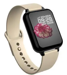 Умные часы B57, мужские спортивные часы для apple Watch, женские фитнес-часы с сердечным ритмом, умный браслет, будильник, часы для ios android - Цвет: gold C