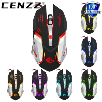 

New spot 5-level adjustable DPI 6 keys 7 colors Ergonomical design comfortable touch USB Gameing mouse suit professional players