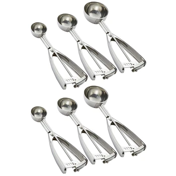 

Biscuit Spoon Set, 3 Ice Cream Scoops with Triggers Are Perfect for Cookies, Ice Cream, Cakes, Muffins and Meatballs