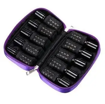 

Portable 10 Slot Essential Oil Bag Travel Carrying Case Storage Bag Organizer Holders For 5ml/10ml/15ml Essential Oils Bottle