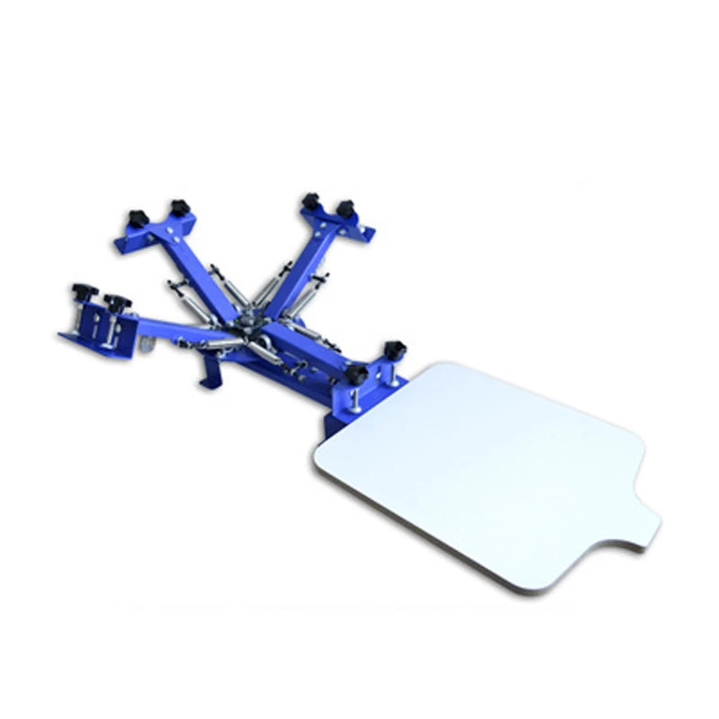 

1PC Desktop Screen Printer Machine Simple Desktop Printer Manual Single-wheel Rotary Sheath Screen Cloth Printing Machine