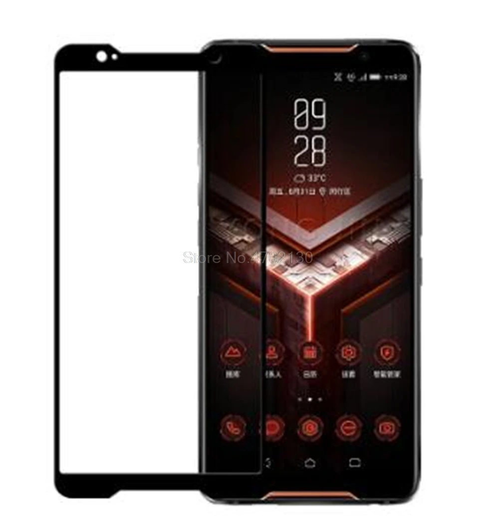 Full Cover Protective Glass For ASUS ROG Phone ZS600KL Tempered Z01QD Screen Protector | Мобильные телефоны и аксессуары