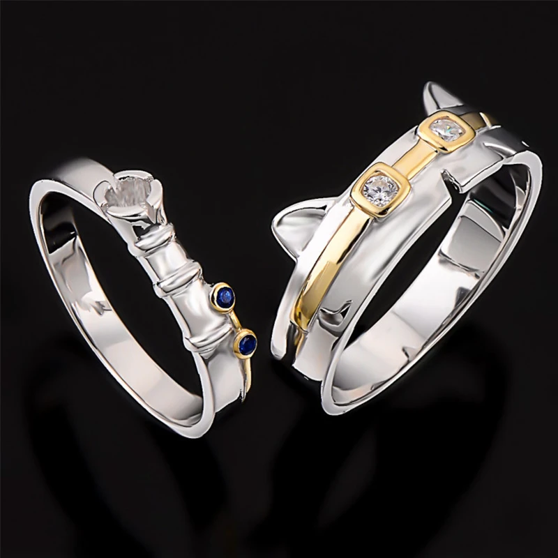 Кольцо из металлического медного сплава для влюбленных косплея по мотивам игры