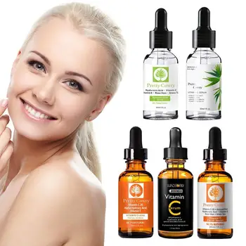 

30ml Hyaluronic Acid Shrink Pore Face Serum Anti-aging Whitening Care Wrinkle Anti Serum Cream Skin Moisturizing Face C Vit L6I2