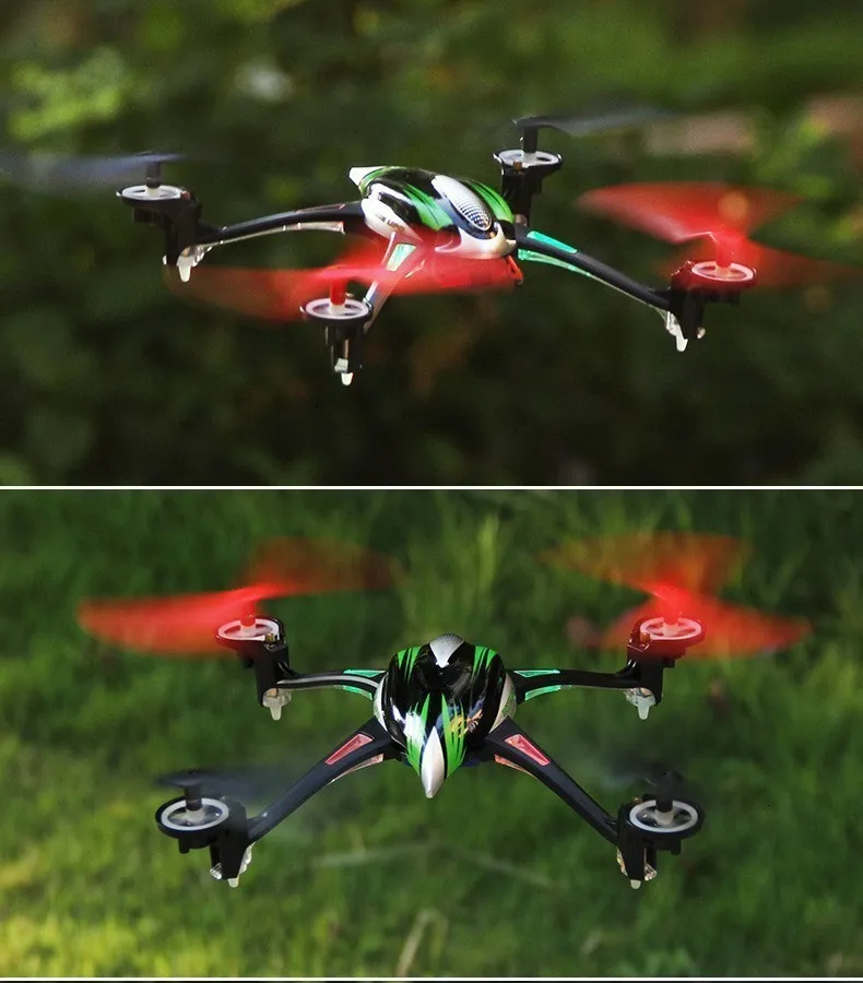 Wltoys Skylark V636 Квадрокоптер 4CH 6 осевой гироскоп Электрический радиоуправляемый вертолет с дистанционным управлением 2,4 ГГц Безголовый режим 3D флип Дрон ZLRC