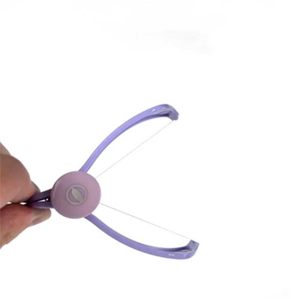 

2Pcs Ladies Face Plucking Device Manual Hair Clipper Cotton Thread Hair Removal And Plucking Artifact For Cheeks Eyebrow