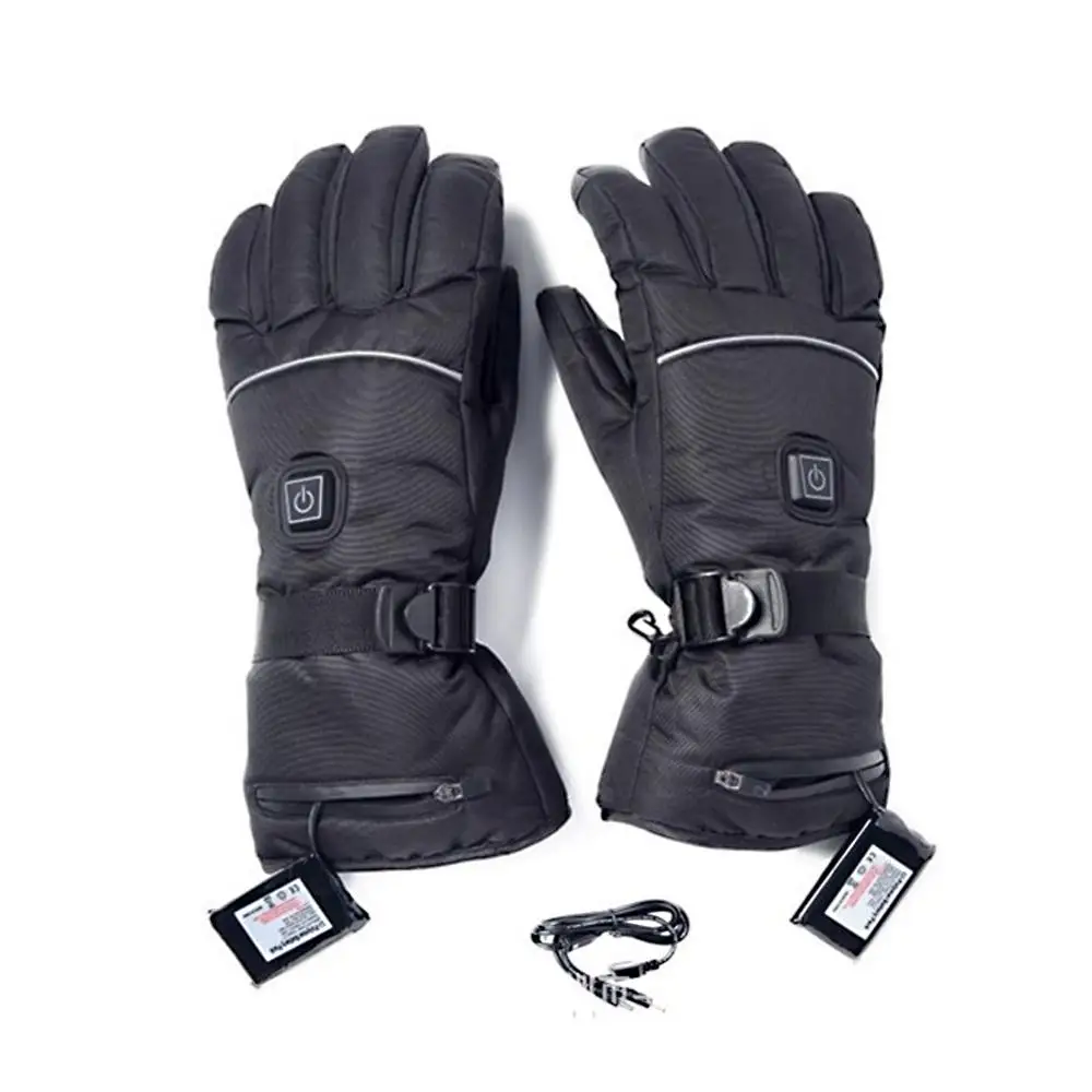 

Three-speed Thermostat Electric Heating Gloves Lithium Battery Heating Gloves Warm Ski Gloves for Skiing Motorcycle Snowboarding