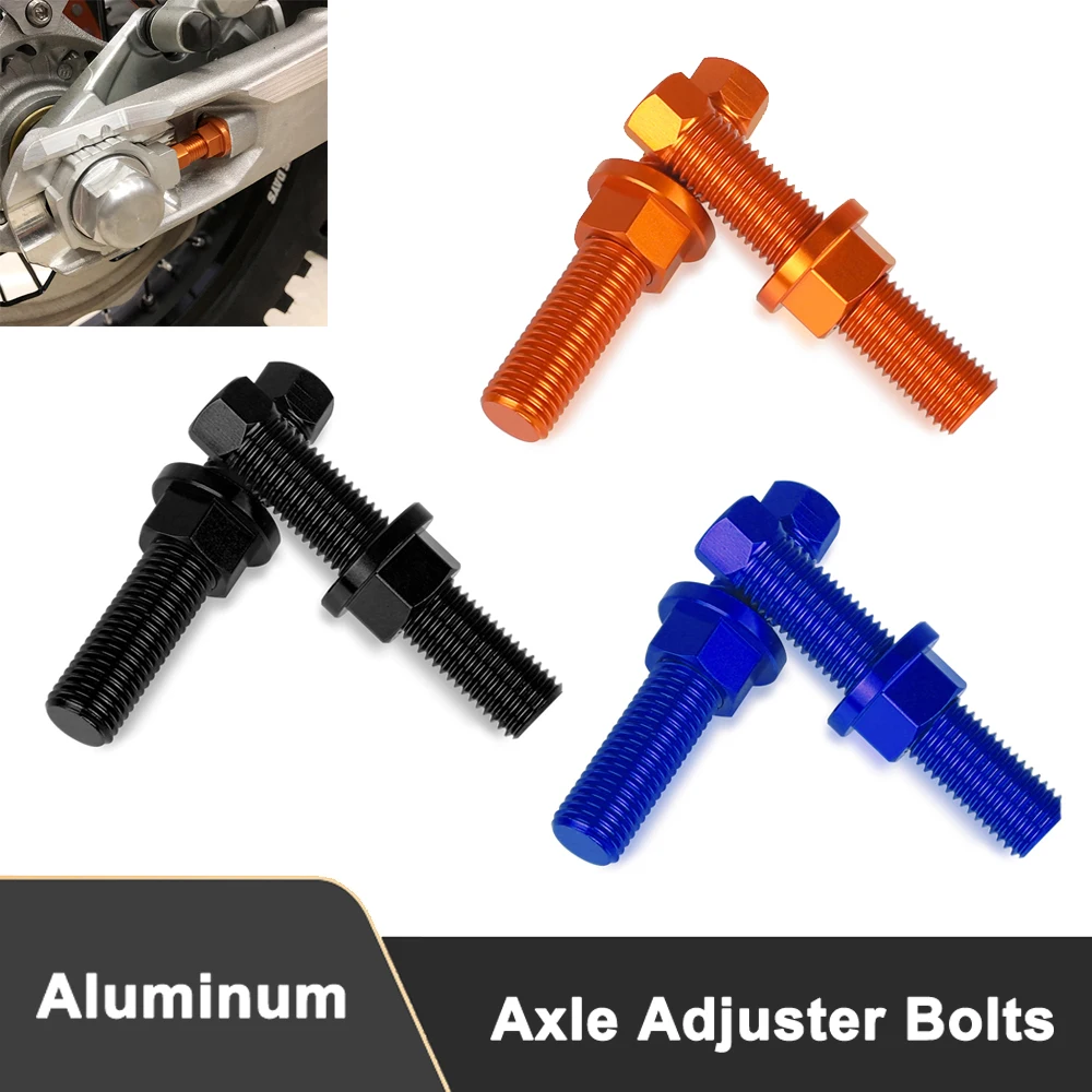 

M10 Chain Axle Adjuster Bolt Nuts For Husqvarna TC TE FC FE TX FX 125 250 300 350 390 450 501 610 701 2014 - 2016 2017 2018 2019