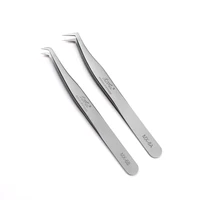 Stainless Steel Eyelashes Tweezer Anti-static Non-magnetic 3D Volume Eyelash Extension Tweezer Makeup Tool 1
