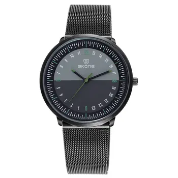 

Creative Design 12 Hours Watches Young Men Stainless Steel Wristwatch Waterproof Quartzwatch Male Thin Watches