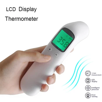 

Portable Baby/Adult Temperature Thermometer Electronic Body Thermometer Forehead Digital Infrared Thermometer