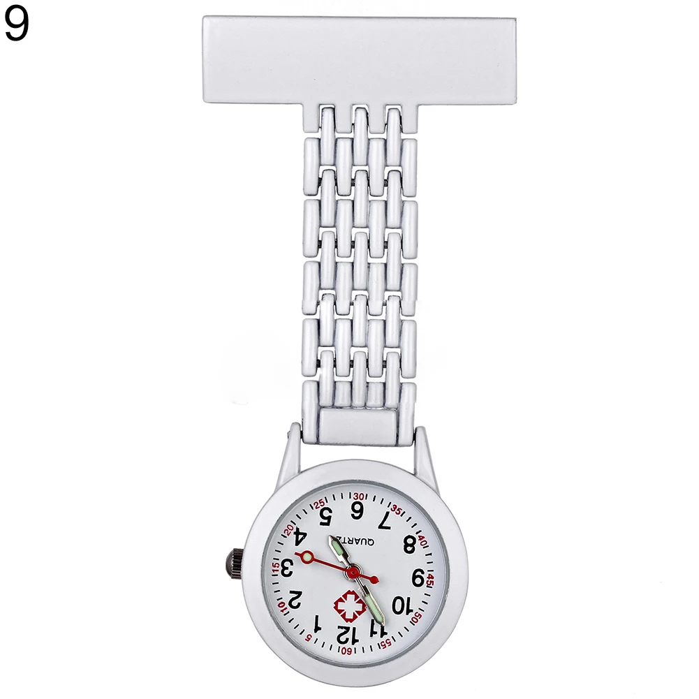 Для женщин и девушек Стильные Металлические кварцевые аналоговые Броши медицинские медсестры Fob часы подарок медсестры часы дамы Женщины доктор медицинский