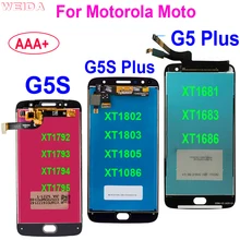 Ensemble écran tactile LCD, AAA +, pour Motorola Moto G5S Plus XT1802 XT1803 XT1805 XT1086 G5 Plus XT1686 XT1681 XT1683=