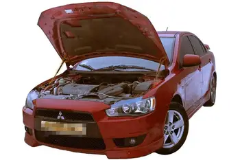 

for Mitsubishi lancer x 2007-2020 Front Bonnet Hood Modify Gas Struts Carbon Fiber Spring Damper Lift Support Absorber