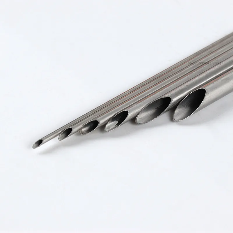 6 Pieces/set of Stainless Steel Hole Puncher Carving Sculpture Modeling Pottery Cutting and Punching Ceramic Polymer Clay Tools polymer clay tools pottery sculpting tools clay sculpting tools pottery tools clay craft tool
