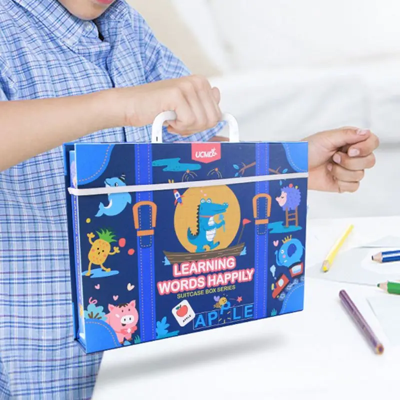

Magnet Puzzle Learning English Words Letter Alphabet Cards Cognitive Educational