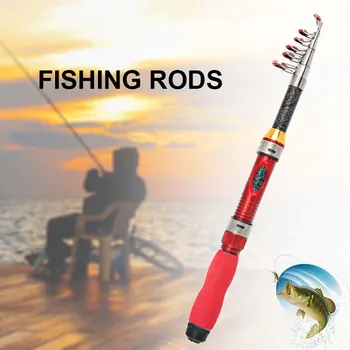 

Portable Short Fishing Rod Carbon Fiber Telescopic Rod for Freshwater Travel YS-BUY