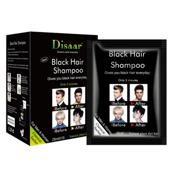 

5 Minutes Health Black Hair Shampoo For Men And Women Grey Become Black Hair Color Shampoos