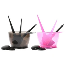 Оттеночный окрашивающий краситель, чаша, расческа, щетка для близнецов, высокое качество, щетки для ушей, набор для волос, цветной краситель, чаша, расческа, набор инструментов