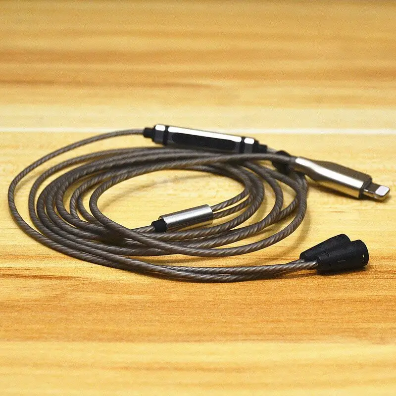 USB C to mmcx Upgrade Headphone Cable ALC5686 DAC Mic Converter DIY Replacement Cord for Sony Shure Sennheiser IE80 80s se215