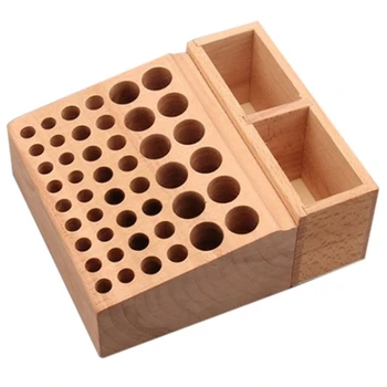 

Leather Diy Tool/Woodworking Diy Tool Wooden Leathercraft Tools Rack Stand GXMA