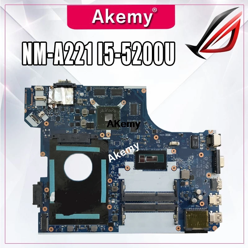 

NM-A221 motherboard for Lenovo Thinkpad E550 laptop motherboard I5-5200u mainboard Test original motherboard PM