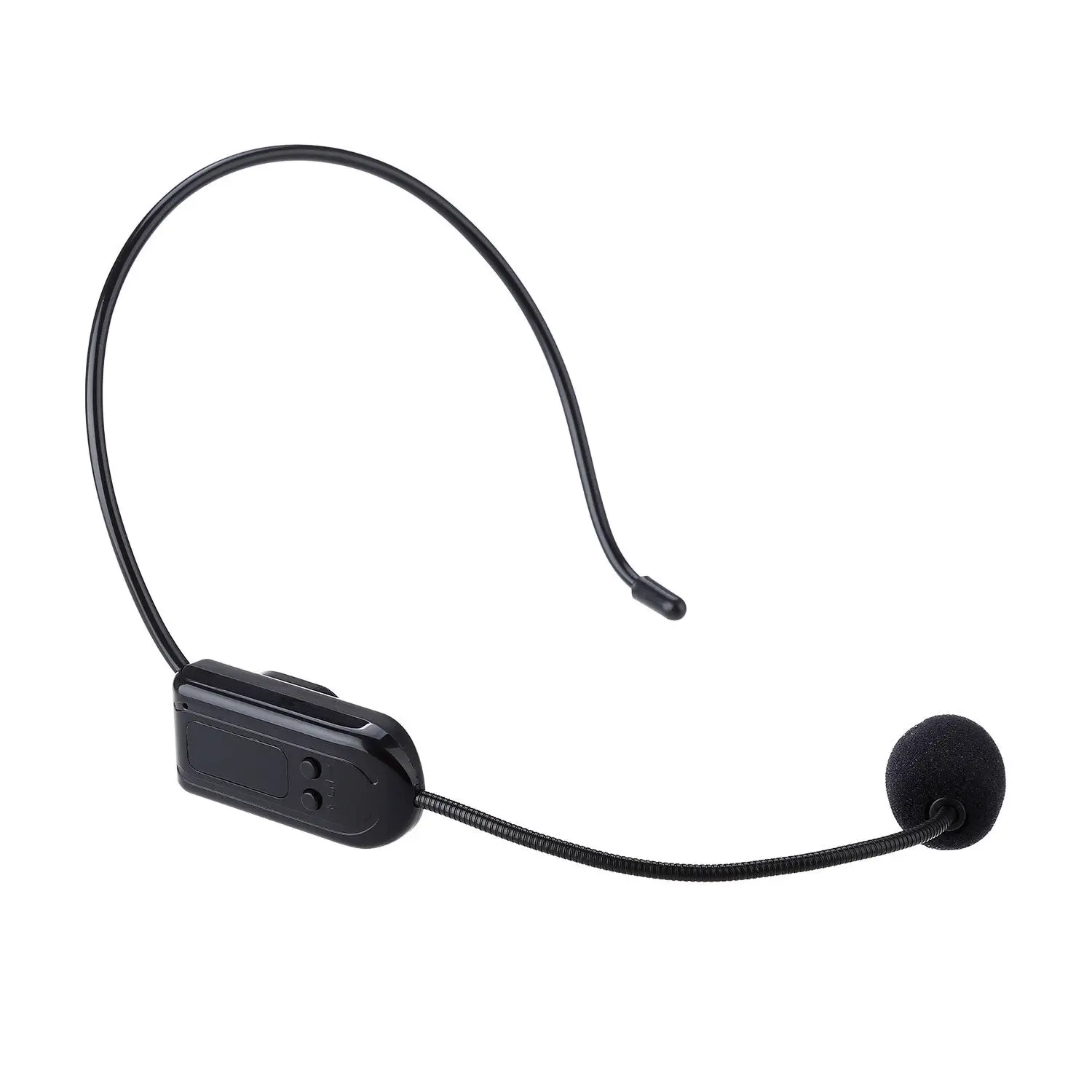 

FM 30m Wireless Microphone Headset Transmitter 87.0Mhz-108Mhz For Teaching Tour Amplifier Black Hand-free FM Wireless Microphone