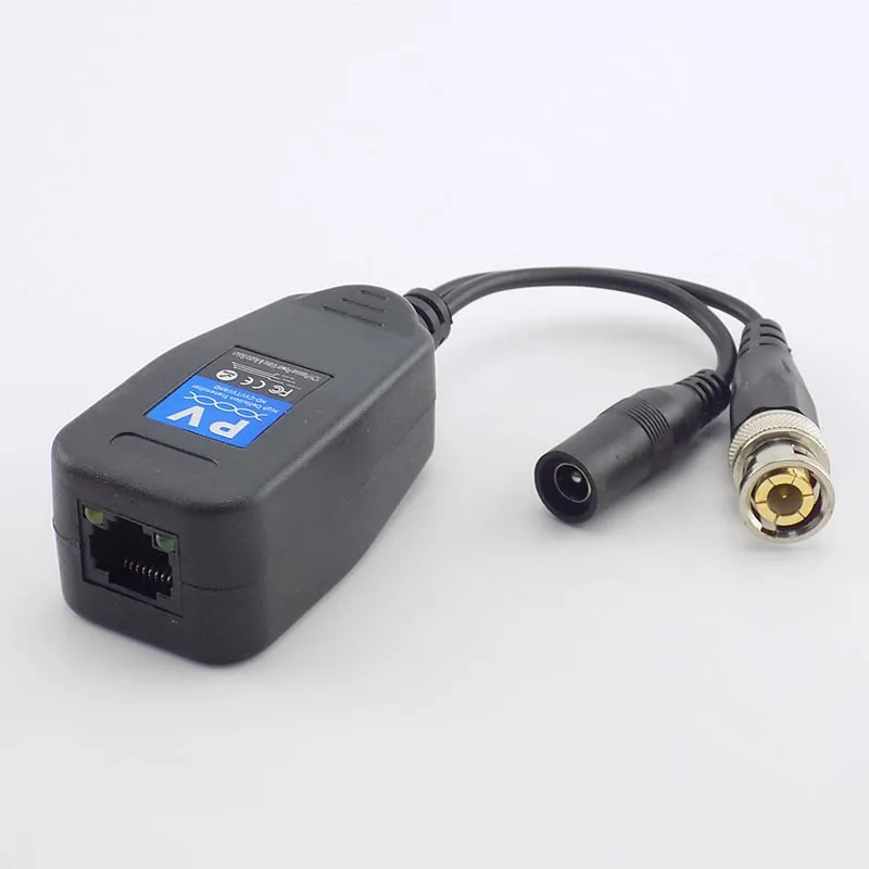 2 шт. пассивные разъемы BNC для видеокамеры RJ45|Коробки передач и кабели| |