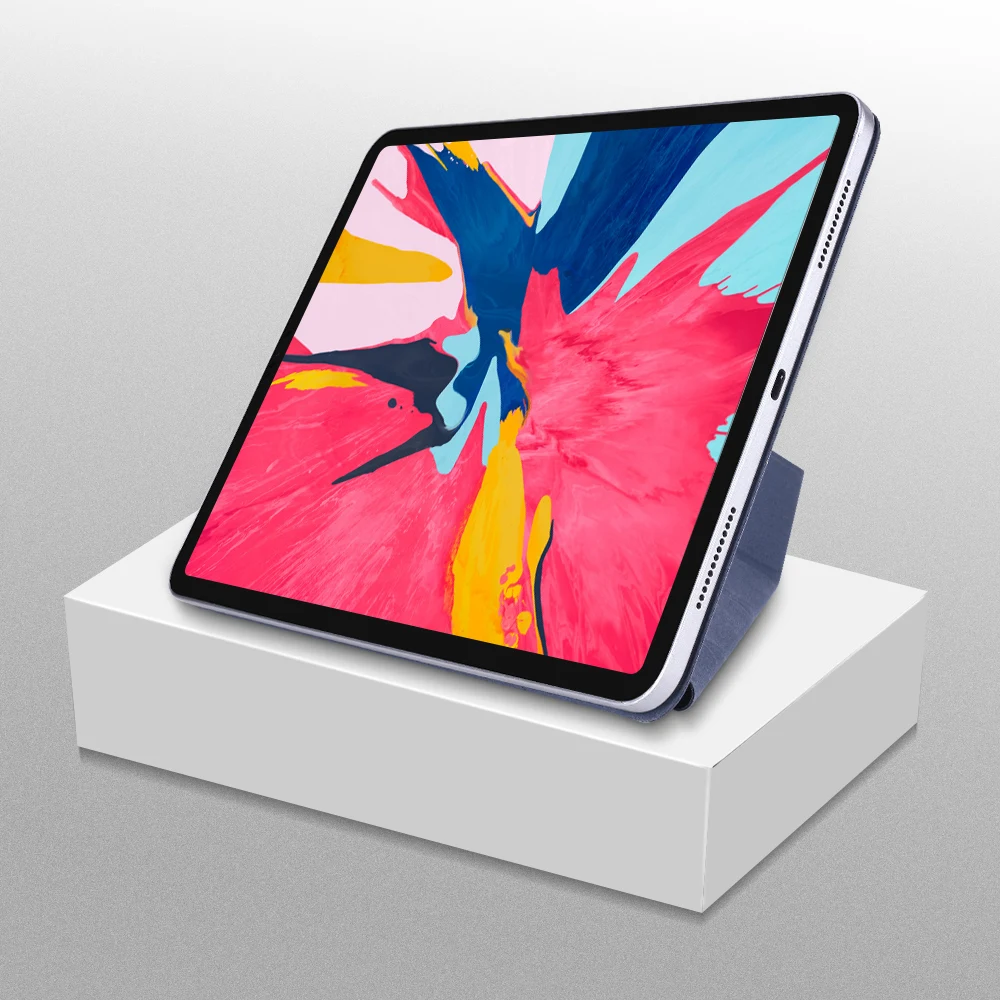 Для iPad Pro 11 чехол Pro 12,9 Магнитный чехол Funda Поддержка беспроводной зарядки для Apple Pencil из искусственной кожи умный чехол