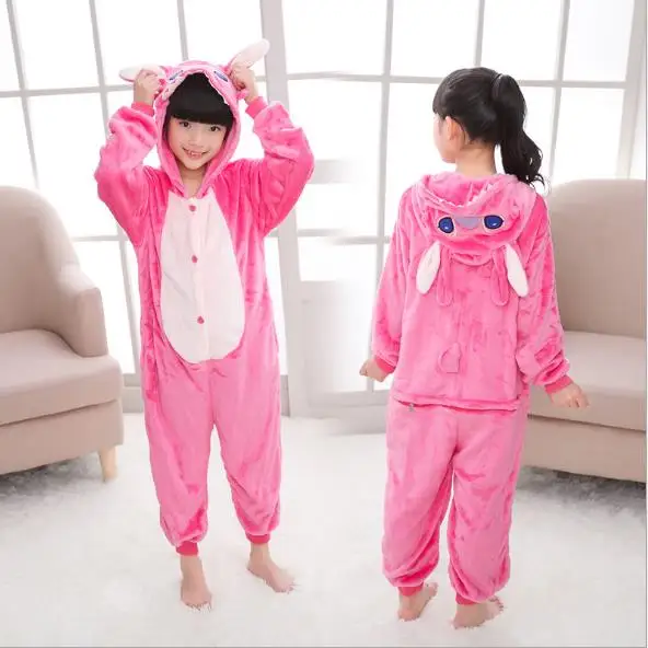 color at picture Pajamas For Children Girls Christmas Anime Animal Panda Onesie Kids Costume Boy Sleepwear Winter Baby Licorne Jumpsuit - Цвет: color at picture