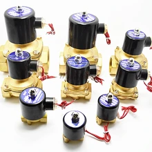 Электрический 2 Вт Соленоидный клапан латунный пневматический NC для воды/нефтяного газа клапан
