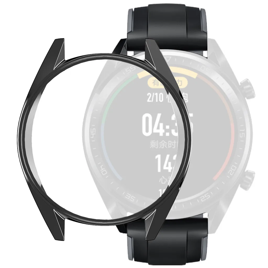 6 шт ультра-тонкий гальванический прозрачный чехол из ТПУ для huawei Watch GT Smart протектор для часов аксессуары