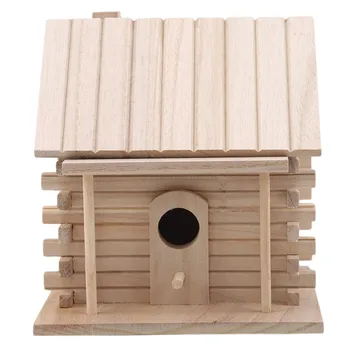 

Pet Castle Toy Pet House Viewing Deck Ladder Pet Products 1 PC Hamster House Hamster Nest Wooden