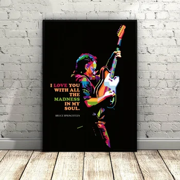 

Bruce Springsteen Art Canvas Poster Painting for Living Room Dropshipping