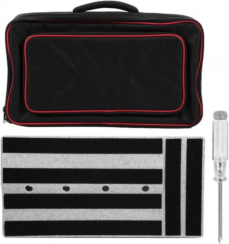 Pedalboard and Bag Электрогитара Effects PedalBoard портативный чехол для хранения сумка для гитары сменный аксессуар износостойкий водонепроницаемый - Цвет: Pedalboard and Bag