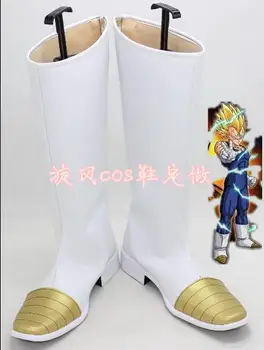 

Dragonball Z Vegeta Super Saiyan White Boots Anime Cosplay Shoes