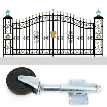 

Door Rubber Spring Loaded Wheel Universal Spring Casters Rubber Wheel Castor