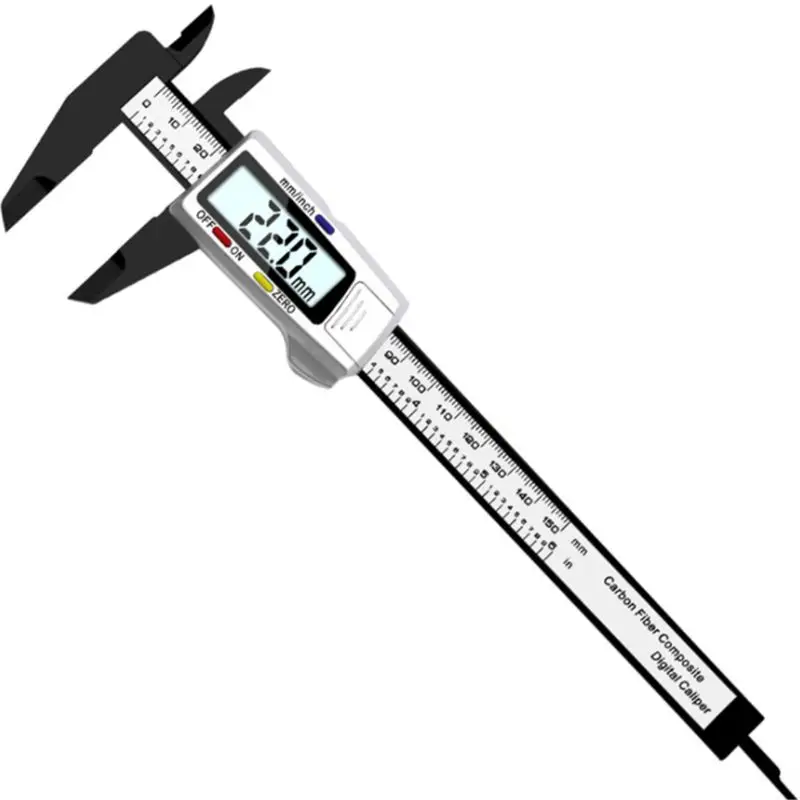 

Electronic Digital Caliper Stainless Steel Body with Large LCD Screen | 0 - 6 Inches | Inch/Fractions/Millimeter Conversion