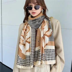 2021 New Design Brand Silk Scarves Summer Women Shawls and Wraps Print Hijabs Scarfs Foulard Femme Pashmina Beach Stoles Luxury