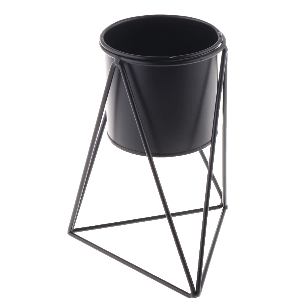 Nordic Iron Flower Stand Succulent Green Flower Pot Minimalist Metal Iron Vase Desktop Decoration Props