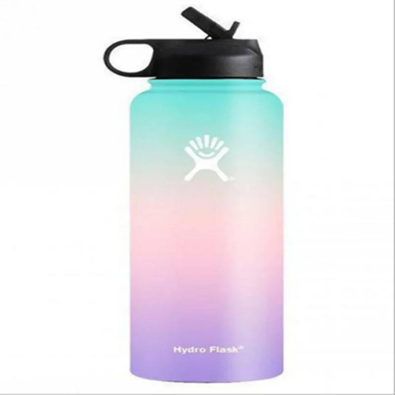 Buy Hydro Flask Water Bottle Stainless Steel Water Bottle Vacuum Insulated Wide Mouth Travel Portable Thermal Bottle 32oz 40oz