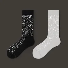 Блестящие галактические носки для женщин, хипстерские, для скейтборда, хлопковые, парные, причудливые носки, блестящие, высокое качество, harajuku, уличная одежда, светящиеся носки